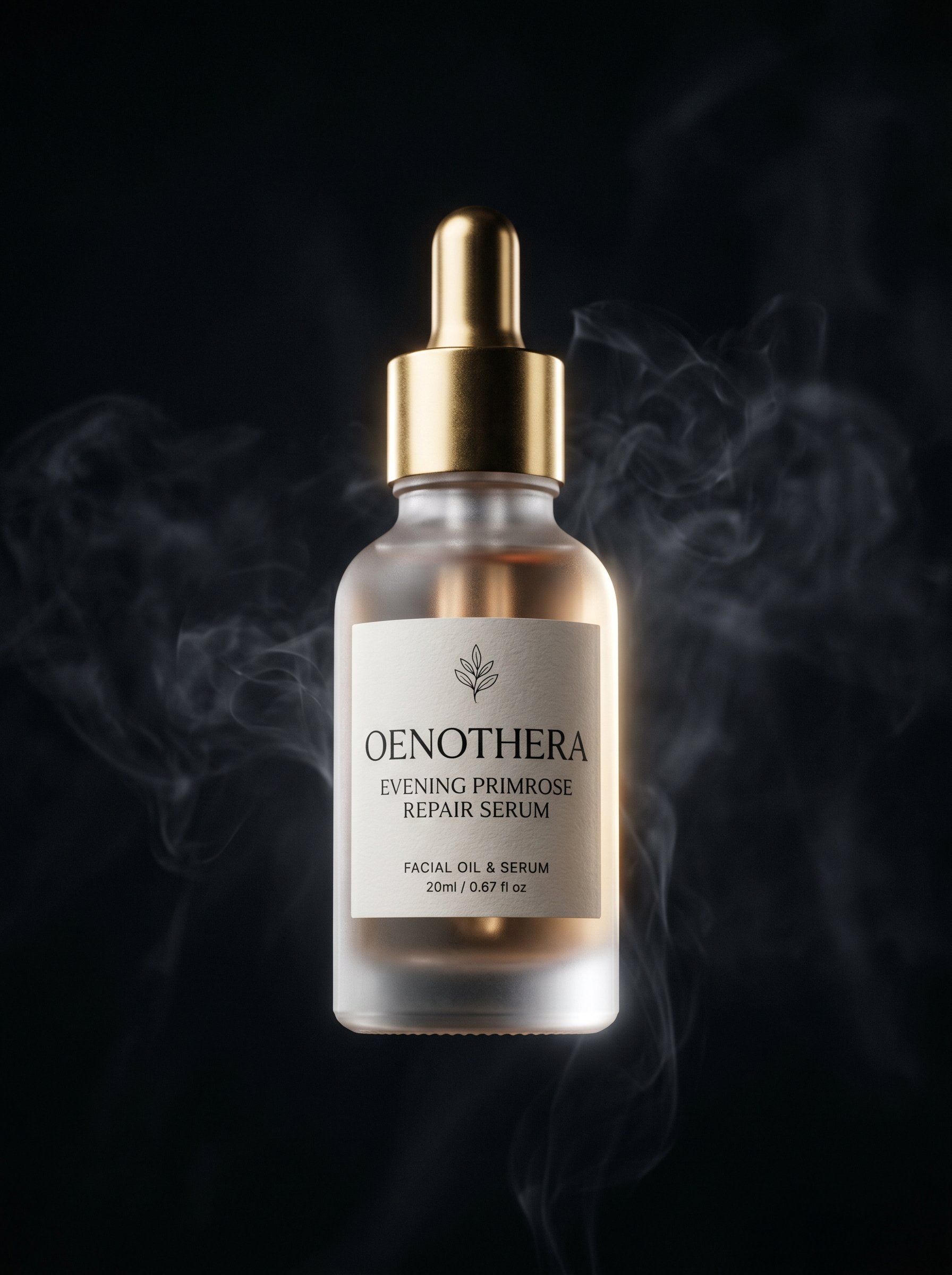 AI fotografija kozmetičnega izdelka Oenothera