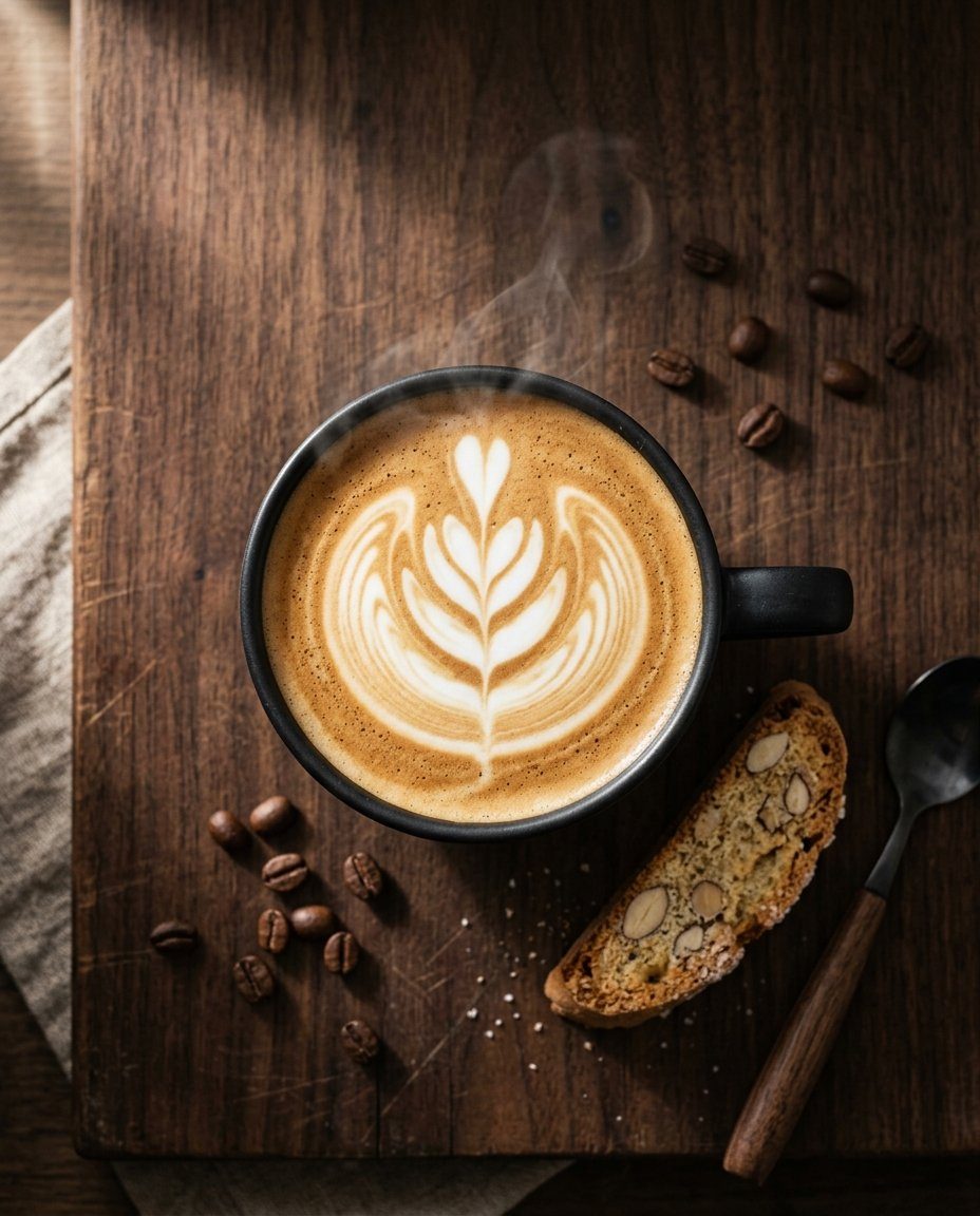 AI fotografija cappuccina